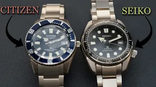 SEIKO vs CITIZEN - Seiko ProSpex vs Citizen Promaster Automatic Dive watch Comparison NB6021 SBDC061