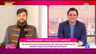 Manu Sánchez defiende el acento andaluz en Mejor Contigo de TVE1 11/10/2021