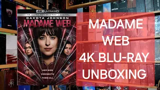 MADAME WEB 4K ULTRA HD BLU-RAY UNBOXING + MENU