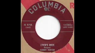 JOHNNY HORTON - LOVER'S ROCK (4-41043) Rockabilly 1957