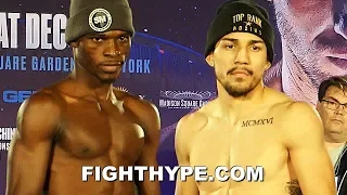 FULL RICHARD COMMEY VS. TEOFIMO LOPEZ WEIGH-IN & INTENSE FINAL FACE OFF