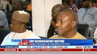 PDP Reconciliatory Meeting: Party Leadership Consults Former Governors