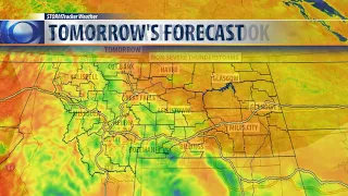 Isolated to scattered showers and non-severe thunderstorms remain in forecast