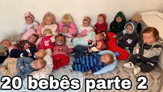 ROTINA DOS MEUS 20 BEBÊS REBORN (PARTE 2 - TARDE) | APRESENTANDO O NOVO BABY ZYAN | GABI REBORN