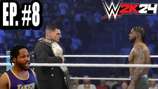 WWE 2K24 MyRise Undisputed Gameplay Walkthrough Part 8 - Champion vs Champion (LEGEND DIFFICULTY)