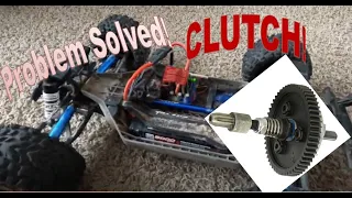 Rustler 4x4 vxl clutch slipping problem solved!