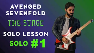 Avenged Sevenfold - The Stage Solo #1 Guitar Lesson (Viewer Request) + TAB