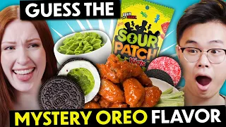 Guess that Mystery Oreo Flavor Challenge! (Wasabi, Mustard, Matcha, Garlic?!)