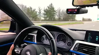 BMW 440i stage 2 vs Audi S5 (V6 supercharged) FBO dig races