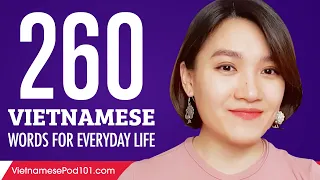 260 Vietnamese Words for Everyday Life - Basic Vocabulary #13