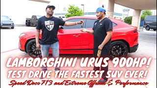 New 2021 Lamborghini Urus w/900HP 1st Drive! SpeedDocs Test Drive w/ Extreme Offroad & Performance