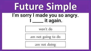 Future Simple Quiz | English Tense | Grammar Quiz