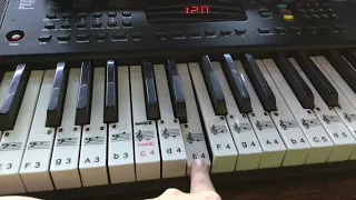 How to play the iron man song on piano. (Black Sabbath)