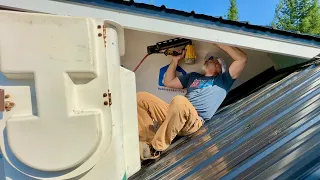 Making Progress NOW! Building our Off Grid Home in the WOODS.