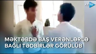 Şagird sinif yoldaşını döyüb videoya çəkdi - Bakı məktəbində nələr baş verir? - Detallar AZTV-də