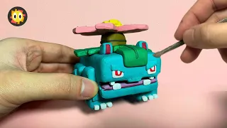 Making Pokémon into Minecraft - Charizard /Venusaur/Blastoise ｜Clay art