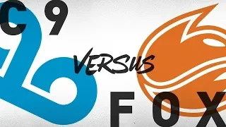 C9 vs FOX - Week 6 Day 2 | NA LCS Summer Split | Cloud9 vs Echo Fox 2018