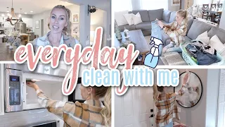 *NEW* EVERYDAY CLEAN WITH ME // SPEED CLEANING MOTIVATION // KATIE SARAH #cleanwithme