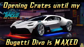 NFS No Limits - Opening Crates until my Bugatti Divo is MAXED