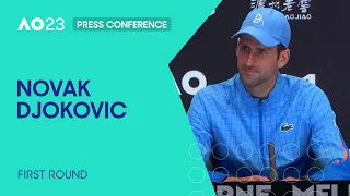 Novak Djokovic Press Conference | Australian Open 2023 First Round