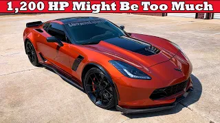 This 1,200whp Procharged C7 Z06 Will Make You Question What Is Truly Fast!