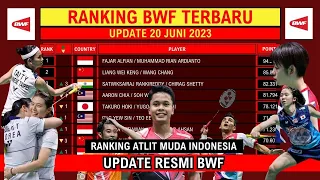 RANKING BWF TERBARU | Update 20 Juni 2023