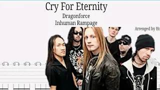 Dragon force - cry for eternity guitar tabs