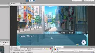 Unity Visual Novel Toolkit Quick start ADV