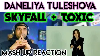 Daneliya Tuleshova - Skyfall+Toxic (Mash-up) - FIRST TIME REACTION !!!