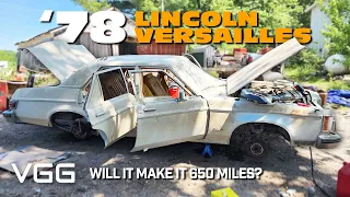 ABANDONED Rare Lincoln Parked 22 Years! Will It RUN AND DRIVE 650 Miles Home?