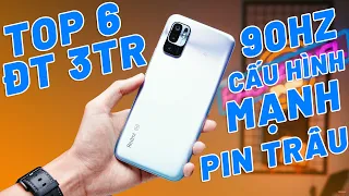 TOP 5 ĐIỆN THOẠI 3 TRIỆU - CẤU HÌNH SIÊU MẠNH, CÓ 5G, MÀN 90HZ, PIN TRÂU CHỐNG NƯỚC!!!