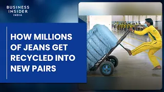 How Millions Of Jeans Get Recycled Into New Pairs