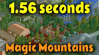 Beating Six Flags Magic Mountains in 1.56 seconds - OpenRCT2 speedrun
