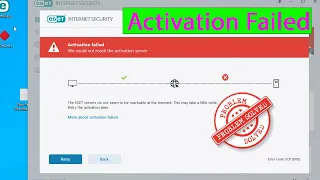 Solution : Eset Internet Security | Activation failed | We Could Not Reach The Activation Server |