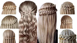 8 WATERFALL BRAIDS | Easy STEP by STEP | HOW TO BRAID FOR BEGINNERS! 🖐🙌 by Another Braid
