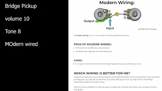 Les Paul 50's vs Modern Wiring (Tone Comparison)