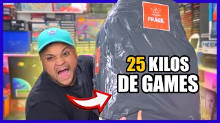 COMPREI 25 KILOS DE VIDEO GAMES, VEIO UM TIJOLO DENTRO ?