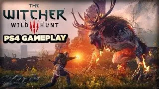 Fighting, Killing, and Kissing Montage - The Witcher 3: Wild Hunt PS4 Gameplay
