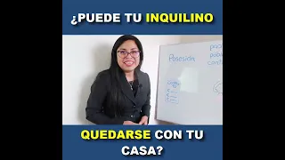 CUIDADO Tu inquilino puede quedarse con tu casa