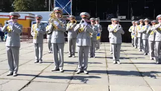 Чернігівський воєнний оркестр у Чернівцях
