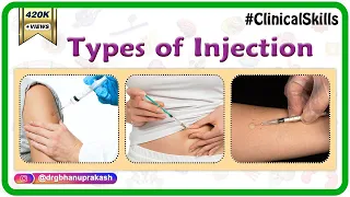 Types of injection : Sites  & Techniques - Intra muscular Intra dermal Subcutaneous