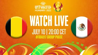 Full Basketball Game | Belgium v Mexico | FIBA U17 Women's Basketball World Cup 2022