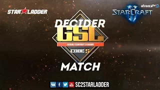 2018 GSL Season 1 Ro32 Group B Decider Match: Dear vs ByuL