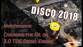 Down and Dirty with Danny the Disco -- Changing the Oil on a Land Rover TD6 #discovery5 #l462