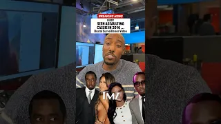 New disturbing video has surfaced showing #Diddy assaulting his then-gf #CassieVentura.