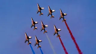 One of the Most Beautiful Patrouille de France Performances During the Golden Hour [4K]