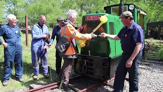 The Ruston and Hornsby 48DL industrial diesel locomotive No. 283871