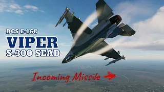 Hunting the S-300 (SA-10) SAM Site SEAD Mission | DCS VR - F-16C