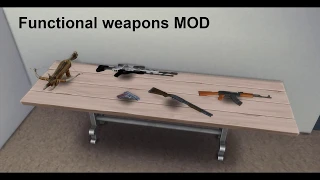 Functional Weapons MOD. Sims4