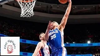 Philadelphia Sixers vs Detroit Pistons - Full Game Highlights | Dec 11, 2018 | NBA 2018-19